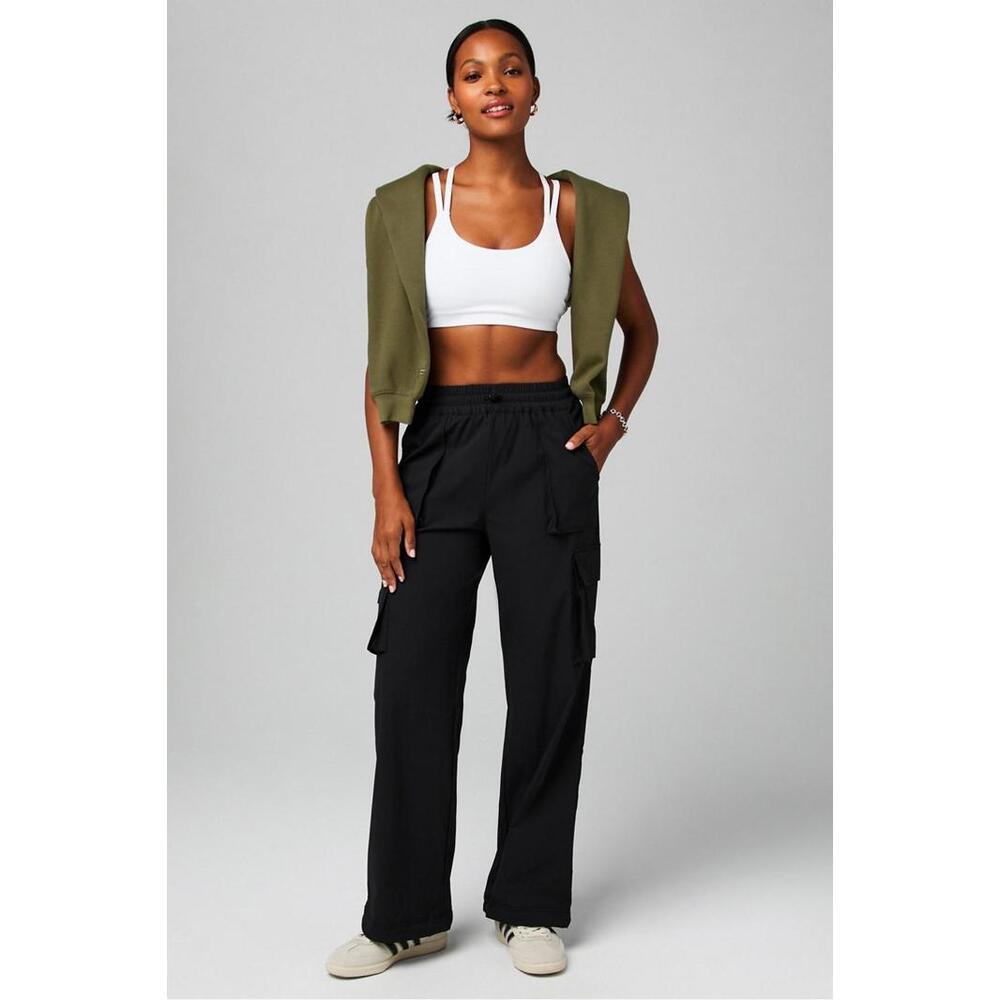 Fabletics Heights Black Cargo Pant - NEW